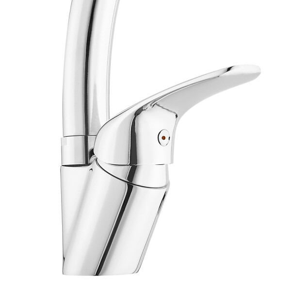 IDEAL STANDARD - Strada II lavabo 600x430 mm 1 trou + Ideal Standard S-Line Pro mitigeur avec bec pivotant, chrome (T300001SBSLPRO281) - large
