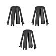 HELLERMANNTYTON - HellermannTyton Lot de 3 capots de protection pour spot encastrés SpotClip-II - vignette