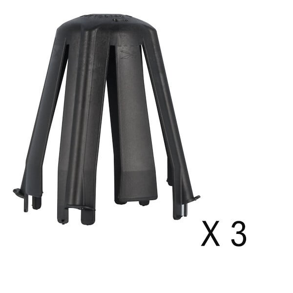 HELLERMANNTYTON - HellermannTyton Lot de 3 capots de protection pour spot encastrés SpotClip-II - large