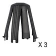 HELLERMANNTYTON - HellermannTyton Lot de 3 capots de protection pour spot encastrés SpotClip-II - vignette
