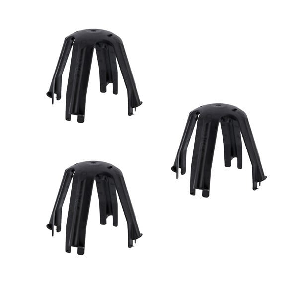 HELLERMANNTYTON - HellermannTyton Lot de 3 capots de protection pour spot encastrés SpotClip-I - large
