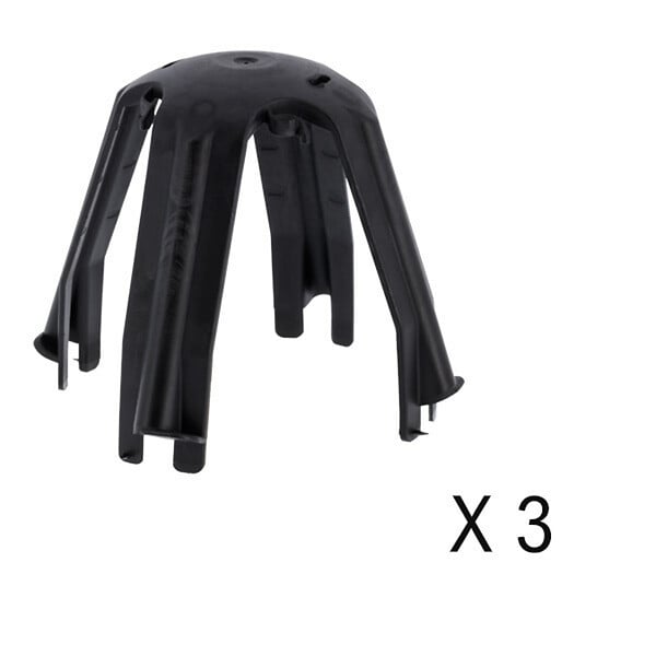 HELLERMANNTYTON - HellermannTyton Lot de 3 capots de protection pour spot encastrés SpotClip-I - large
