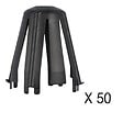 HELLERMANNTYTON - Lot de 50 capots de protection pour spot encastrés SpotClip-II-HellermannTyton - vignette