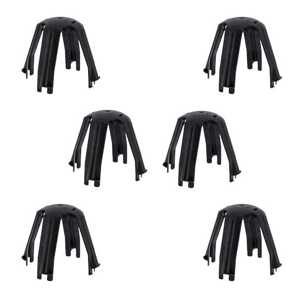 HELLERMANNTYTON - HellermannTyton Lot de 6 capots de protection pour spot encastrés SpotClip-I - large