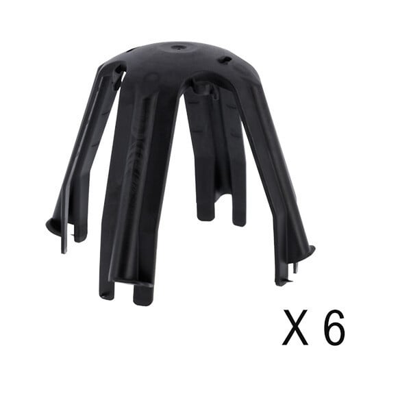 HELLERMANNTYTON - HellermannTyton Lot de 6 capots de protection pour spot encastrés SpotClip-I - large