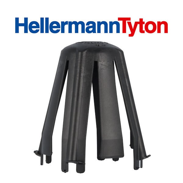 HELLERMANNTYTON - HellermannTyton Lot de 10 capots de protection pour spot encastrés SpotClip-II - large