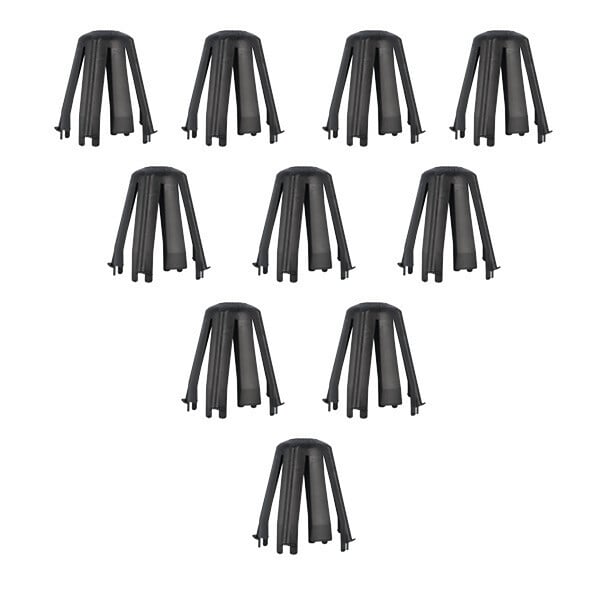HELLERMANNTYTON - HellermannTyton Lot de 10 capots de protection pour spot encastrés SpotClip-II - large