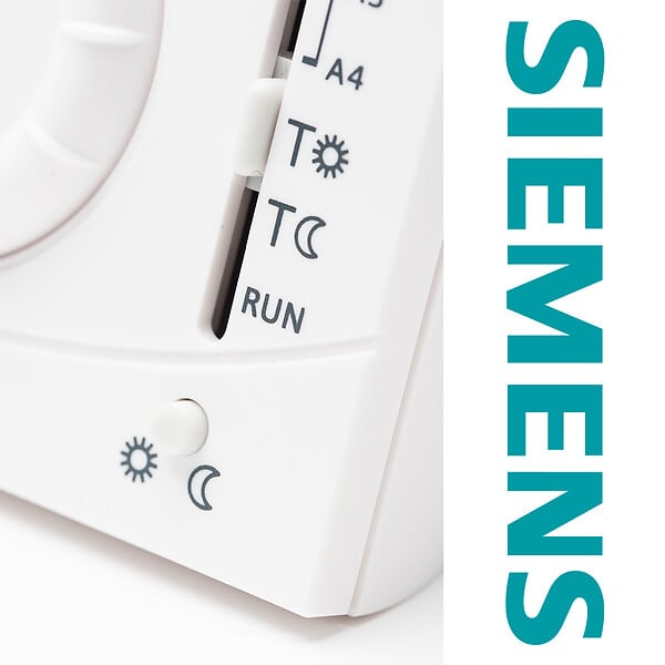 SIEMENS - SIEMENS Thermostat digital programmable journalier RDJ100 - large