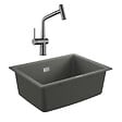 GROHE - Grohe K700U evier composite + Ceramia Timeless mitigeur (G31655TML1BGM-SET) - vignette
