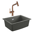 GROHE - Grohe K700U evier composite + Ceramia Timeless mitigeur (G31655TML1BCP-SET) - vignette