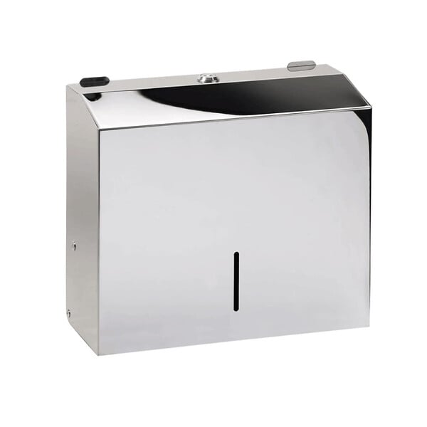 BEMETA - Distributeur de serviettes en papier en acier inoxydable (113103031) - large