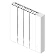 BATILEC - HEATZY Radiateur céramique connecté Wi-Fi 1000W Heatzy Glow, cœur de chauffe performant et design moderne - vignette