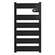 BATILEC - HJM Sèche-serviette LYSA à inertie céramique 750W – Anthracite-Fabriqué en Espagne - vignette