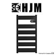 BATILEC - HJM Sèche-serviette LYSA à inertie céramique 750W – Anthracite-Fabriqué en Espagne - vignette