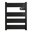 BATILEC - HJM Sèche-serviettes LYSA à inertie céramique 500W - Anthracite - Fabriqué en Espagne - vignette