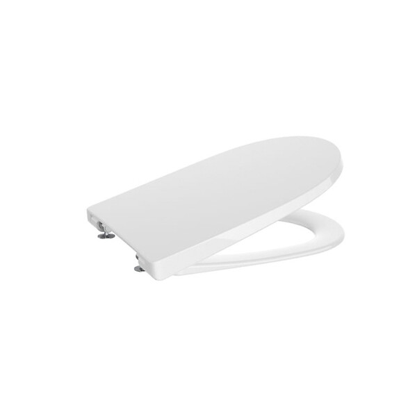 GEBERIT - Pack WC Bati Geberit  Duofix Bati-support Geberit UP320 + cuvette Roca sans bride + abattant Soft Close + Plaque de commande Bla - large