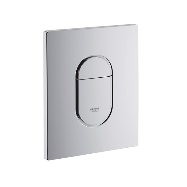 GROHE - Pack WC Bâti-support Rapid SL + WC sans bride SAT, fixations invisibles + Plaque chrome (ARENABLSAT) - large