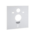 GROHE - Pack WC Bâti-support Rapid SL + WC sans bride SAT, fixations invisibles + Plaque chrome (ARENABLSAT) - vignette