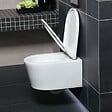 GROHE - Pack WC Bâti-support Rapid SL + WC SAT sans bride + Abattant SoftClose + Plaque chrome + Set d'habillage (ARENASATSB) - vignette