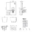 SWISS AQUA TECHNOLOGIES - Glass pack WC bâti-support avec plaque de commande + WC suspendu Ceramia sans bride avec abattant SoftClose (STGLBCEPXBMT01-FR) - vignette