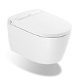 JIKA (GROUPE ROCA) - Mila WC japonais suspendu chauffant en céramique sans bride, ECO 3/4,5 L, sortie horizontale, blanc (H8215230000001) - vignette