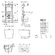 GEBERIT - Dofix pack WC bâti-support + WC suspendu sans bride Ceramia PixL avec abattant SoftClose + plaque chrome (GEBCEPXWT010-FR) - vignette