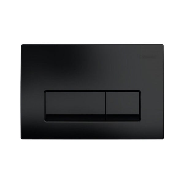 GEBERIT - Duofix pack WC bâti-support + WC suspendu Ceramia sans bride avec abattant SoftClose + plaque noir mat (GEBCE14BMT01MAN-FR) - large