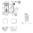 GROHE - Rapid SL pack WC bâti-support + WC suspendu sans bride Ceramia PixL avec abattant SoftClose + plaque (GRRCEPXBMT04-FR) - vignette