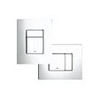 GROHE - Pack WC Bâti autoportant + WC sans bride Vortex SAT + Abattant softclose + Plaque Chrome - vignette