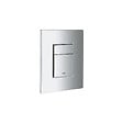 GROHE - Pack WC Bâti autoportant + WC sans bride Vortex SAT + Abattant softclose + Plaque Chrome - vignette