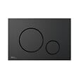 SWISS AQUA TECHNOLOGIES - Pack WC bâti-support + WC sans bride Ceramia PixL avec abattant SoftClose + plaque noir (STCEPXWT03-FR) - vignette