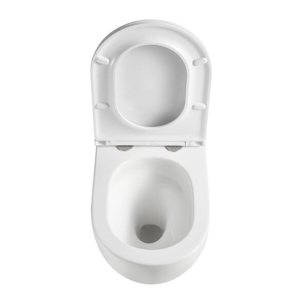 GEBERIT - Pack WC Bati-support Geberit extra-plat + WC sans bride Swiss Aqua Technologies+ Plaque - large
