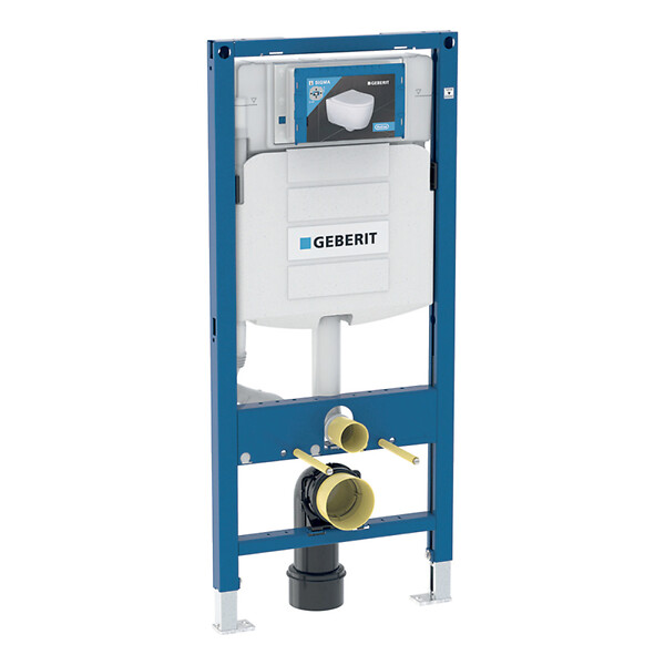 GEBERIT - Duofix pack WC bâti-support + WC suspendu sans bride Ceramia PixL avec abattant SoftClose + plaque (GECEPXWT05-FR) - large