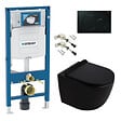 GEBERIT - Duofix pack WC bâti-support + WC suspendu sans bride Ceramia PixL avec abattant SoftClose + plaque (GEDCEPXBMT07-FR) - vignette