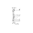 GEBERIT - Geberit + Villeroy & Boch Pack WC Bati UP100 + WC sans bride Villeroy & Boch Architectura, fixations invisibles + Abattant + Plaque blanche - vignette