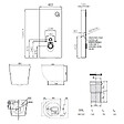 SWISS AQUA TECHNOLOGIES - Glass pack WC bâti-support avec plaque de commande + WC suspendu Ceramia sans bride avec abattant SoftClose (STGLWCEPXBMT01-FR) - vignette