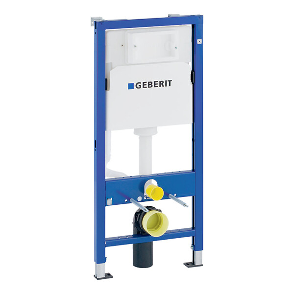 GEBERIT - Duofix UP100 Pack WC bâti + WC suspendu sans bride avec abattant SoftClose Swiss Aqua Technologies + plaque (GEBSTBRWR02MAN-FR) - large