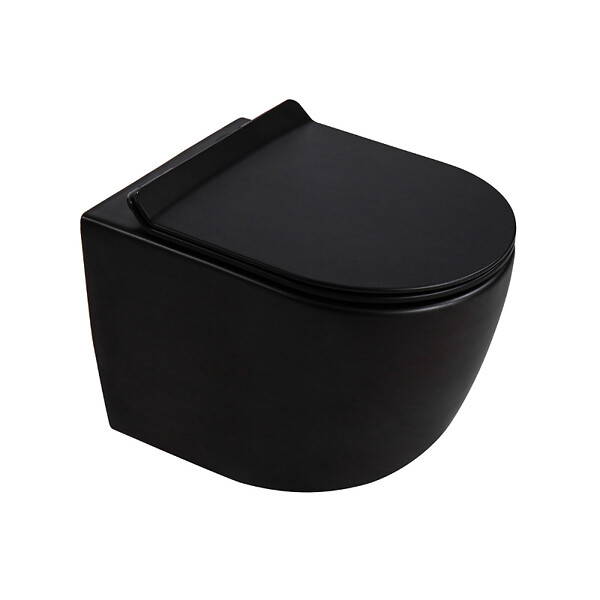 GEBERIT - Duofix Pack WC bâti-support + WC suspendu sans bride Ceramia PixL avec abattant SoftClose + plaque (GEBCEPXBMT01-FR) - large