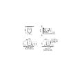 GROHE - Pack WC Rapid SL + cuvette VITRA S50 avec bride + abattant softclose + Plaque de commande Skate Chrome (GROHE-S50softclose) - vignette