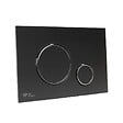 SWISS AQUA TECHNOLOGIES - Pack WC bâti-support autoportant + WC sans bride Ceramia PixL avec abattant SoftClose + plaque noir (STCEPXWT02-U) - vignette