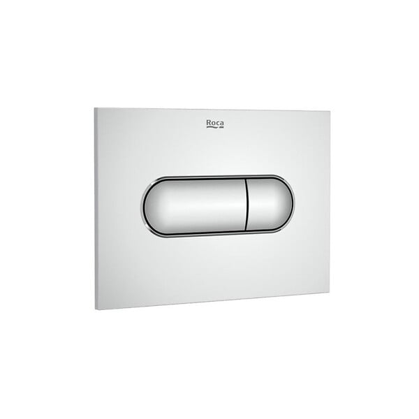 ROCA - Pack WC bâti-support + WC suspendu sans bride Ceramia avec abattant SoftClose + plaque (ROCE14WT02-FR) - large