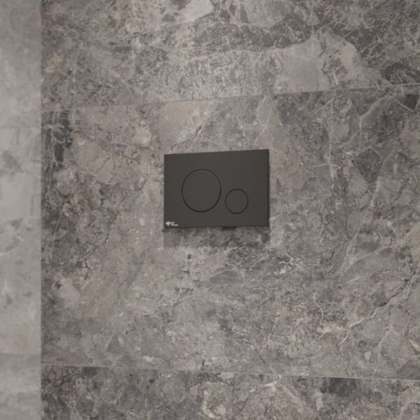 SWISS AQUA TECHNOLOGIES - Pack WC bâti-support autoportant + WC suspendu sans bride Ceramia PixL avec abattant SoftClose + plaque (STCEPXBMT01-U) - large