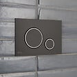 SWISS AQUA TECHNOLOGIES - Pack WC bâti-support + WC sans bride Ceramia PixL avec abattant SoftClose + plaque noir (STCEPXWT02-FR) - vignette