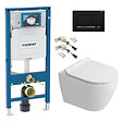 GEBERIT - Duofix pack WC bâti-support + WC suspendu sans bride Ceramia PixL avec abattant SoftClose + plaque (GECEPXWT03-FR) - vignette
