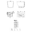GROHE - Rapid SL pack WC bâti-support + WC suspendu sans bride Ceramia PixL avec abattant SoftClose + plaque (GRRCEPXBMT02-FR) - vignette