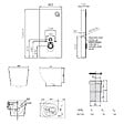 SWISS AQUA TECHNOLOGIES - Glass pack WC bâti-support avec plaque de commande + WC suspendu Ceramia sans bride avec abattant SoftClose (STGLBCEPXWT01-FR) - vignette