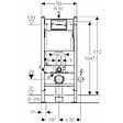 GEBERIT - Geberit + Swiss Aqua Technologies Pack WC sans bride Infinitio, fixations invisibles + Abattant softclose slim + Bâti support Geberit UP100 + Plaque blanche - vignette