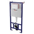 SWISS AQUA TECHNOLOGIES - Pack WC bâti-support + WC sans bride Ceramia PixL avec abattant SoftClose + plaque noir (STCEPXWT04-FR) - vignette