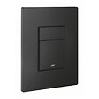 GROHE - Pack WC Bâti Solido + WC sans bride SAT Noir mat + Abattant frein de chute + Plaque noir mat - vignette
