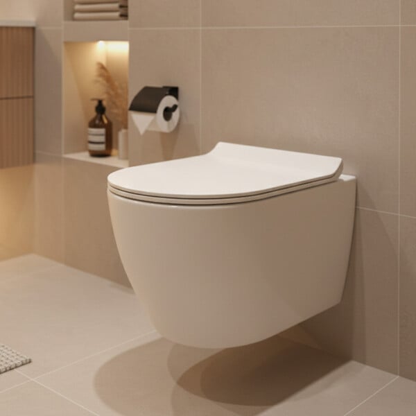 GROHE - Solido pack WC bâti-support autoportant + WC suspendu Ceramia PixL + abattant SoftClose + plaque noir (GRRCEPXWR03FR-FS) - large